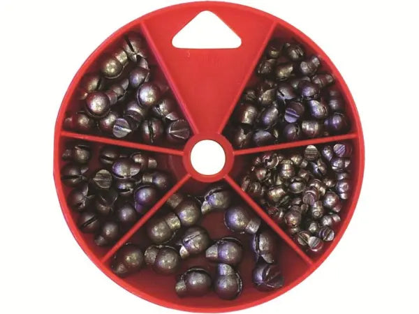 Eagle Claw Lead SPLIT SHOT 124PC DIAL
