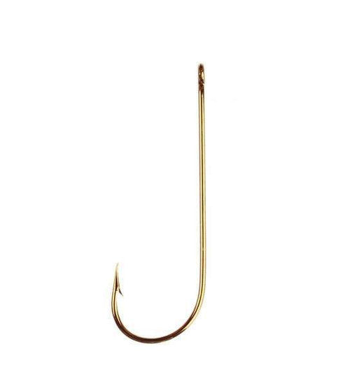 10 Eagle Claw 214ELA Bronze Aberdeen Light Wire Crappie Pan Fish Hooks - 10