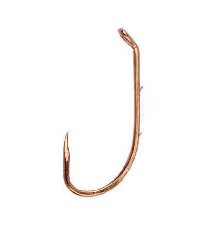 Eagle Claw Lazer Sharp L181R Baitholder Down Eye Offset Hooks Small - 2