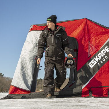 Eskimo Eskape 2400 Ice Fishing House Portable Pop Up