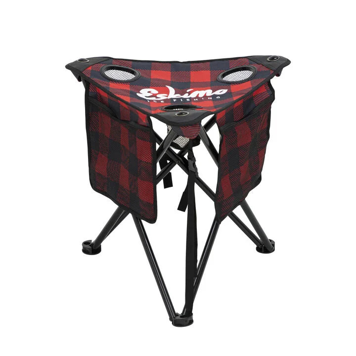 ESKIMO PLAID tripod stool