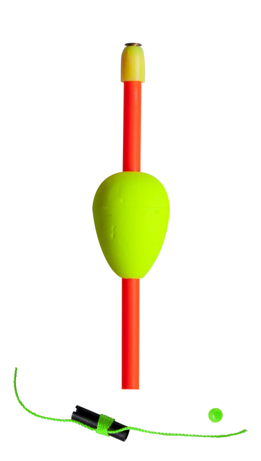 ROD N BOBBS 1.75" YELLOW EZ-FLO SLIP BOBBER