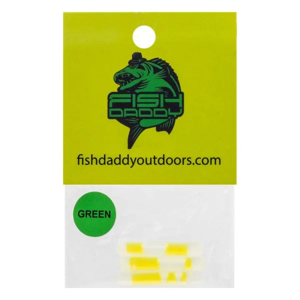 FISH DADDY FD00409 INSERT CP10 3PK MICRO GLOW STICK GREEN