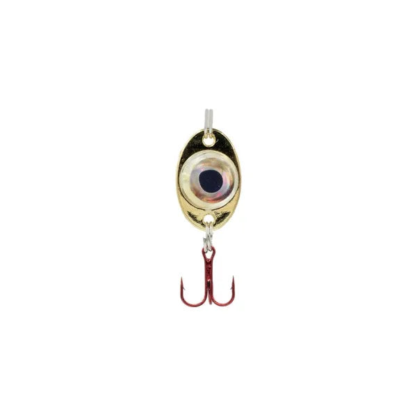 FISH DADDY FD01136 SPOON CP6 1/8OZ DIRTY BOMB GOLD/GOLD - GOLD SPOON GOLD LED | 1/8OZ 1PK