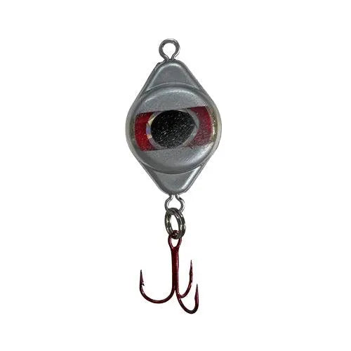 FISH DADDY FD01143 SPOON CP6 1/16OZ DIRTY BOMB SILVER/PINK - SILVR SPOON PINK LED | 1/16OZ 1PK