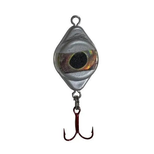 FISH DADDY FD01144 SPOON CP6 1/16OZ DIRTY BOMB SILVER/GOLD - SILVR SPOON GOLD LED | 1/16OZ 1PK