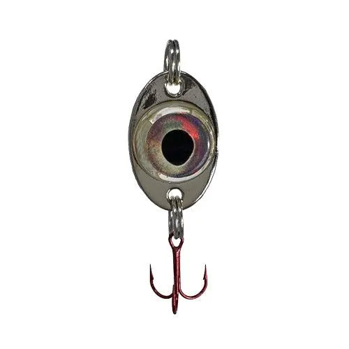 FiFISH DADDY FD01146 SPOON CP6 1/8OZ DIRTY BOMB SILVER/GREEN - SILVR SPOON GRN LED | 1/8OZ 1PK