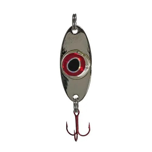 FISH DADDY FD01153 SPOON CP6 1/4OZ DIRTY BOMB SILVER/PINK - SILVR SPOON PINK LED | 1/4OZ 1PK