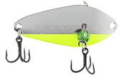 Freedom Minnow Spoon 1/4 oz Silver Chartreuse