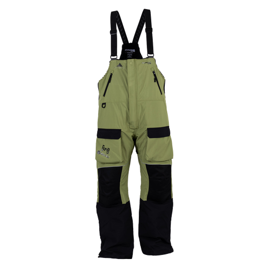 IceArmor by Clam Delta Float Bibs (Drab Green/Black) - Folds of Honor