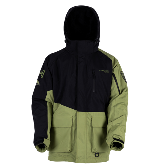 IceArmor by Clam Delta Float Parka (Drab Green/Black) - Folds of Honor