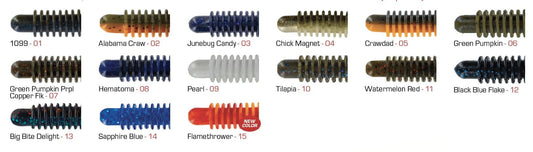 BIG BITE BAITS 3" KAMIKAZE CRAW / 1099 (8 PACK)