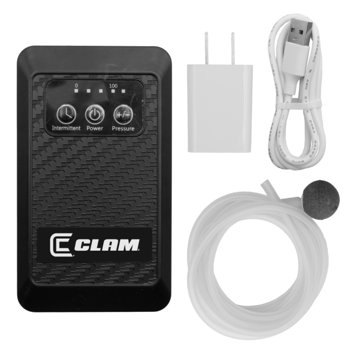 Clam Deluxe Lithium rechargeable bait aerator 2.0