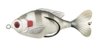 Lunkerhunt SUNPRF05 Sunfish Prop Fish Lure - Ghost