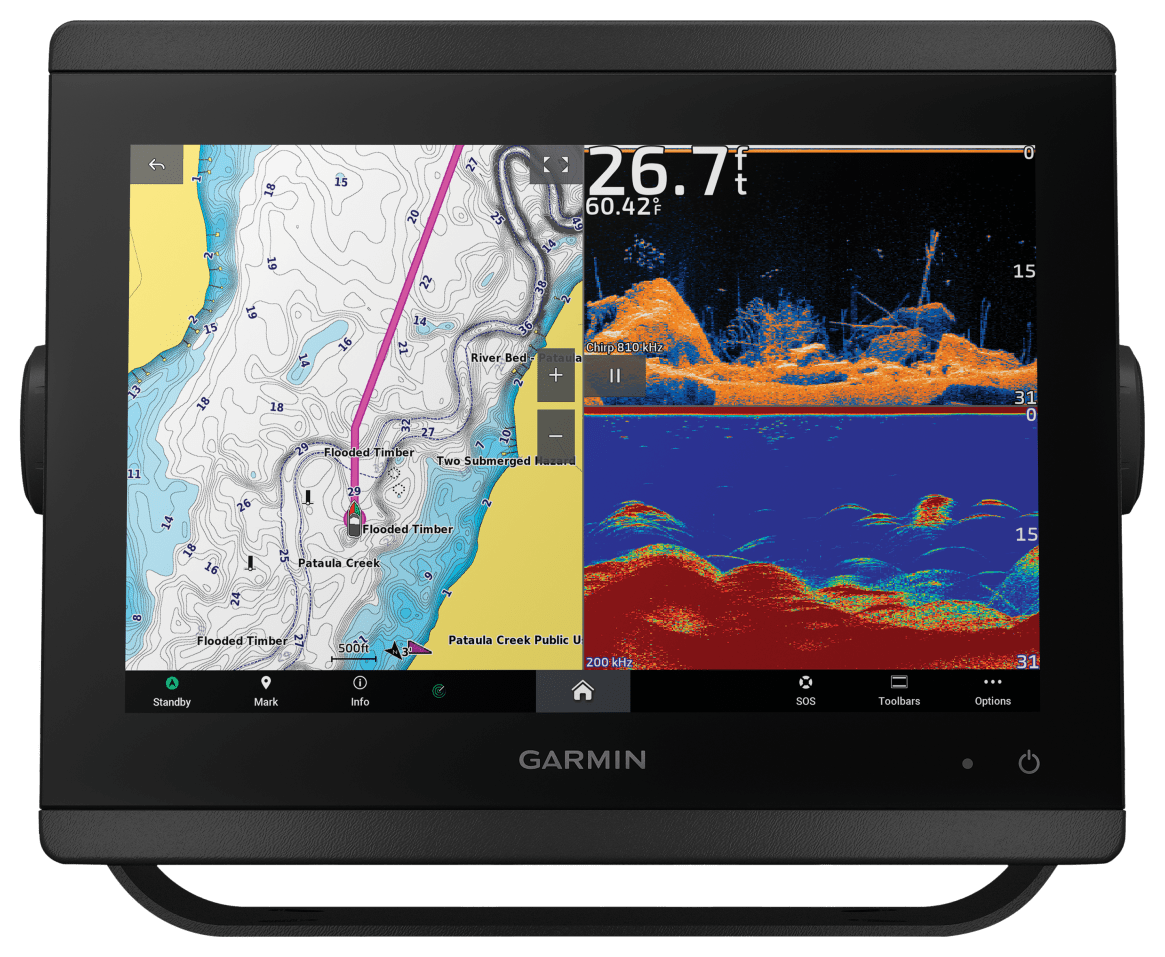 Garmin GPSMAP Touch-Screen Fish Finder/Chart Plotter Combo with Mapping and Sonar