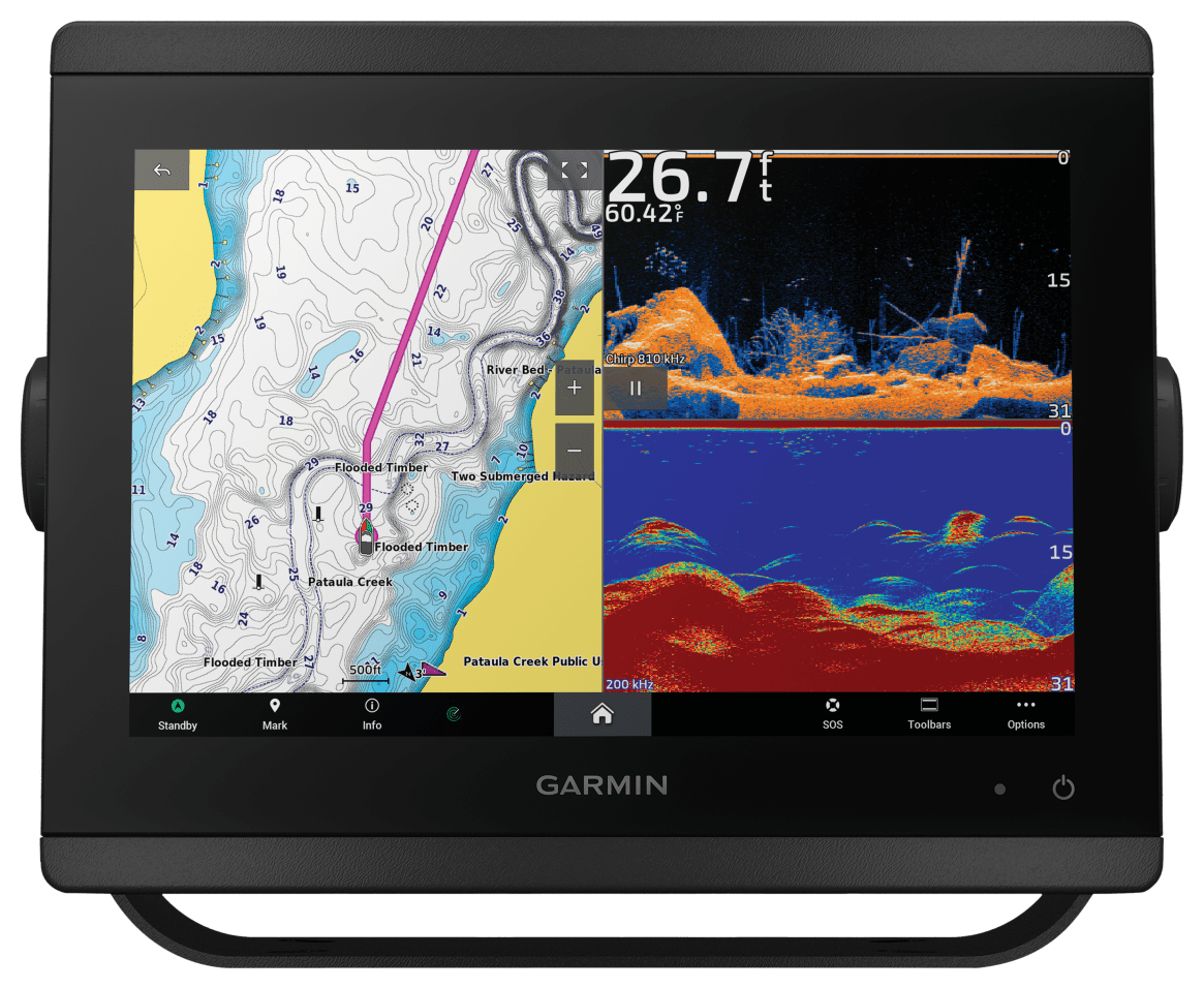 Garmin GPSMAP® 8610xsv Touch-Screen Fish Finder/Chart Plotter Combo with Mapping and Sonar