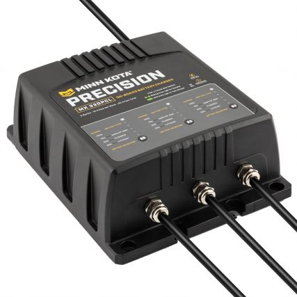 Minn Kota On-Board Precision Charger MK-330 PCL 3 Bank X 10 AMP LI Optimized Charger