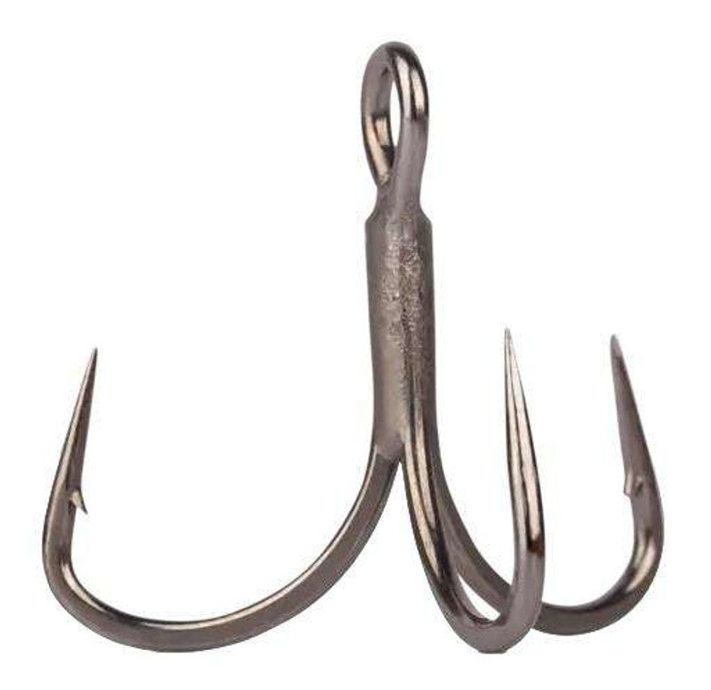 MUSTAD ITG76AP IN-LINE TRIPLE GRIP SHORT TREBLE HOOKS #6