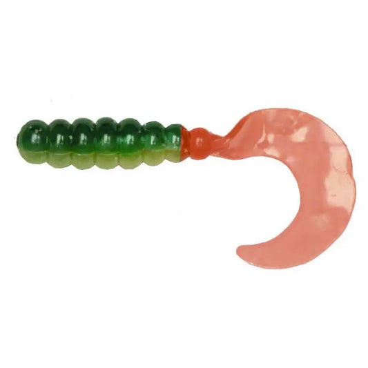 Big Bite Baits Fat Grub Curl Tail, 2in