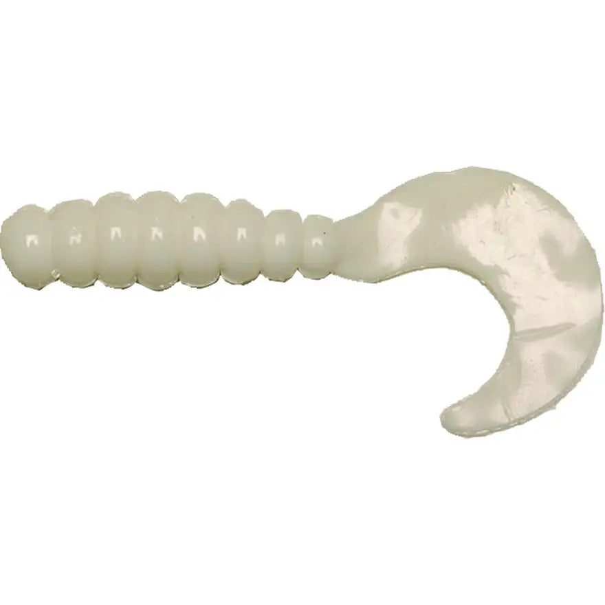 Big Bite Baits Fat Grub Curl Tail, 2in