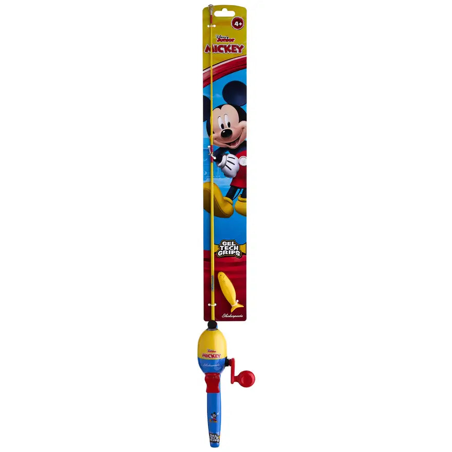 Shakespeare Disney Mickey Beginner Kit, Rod & Reel Combo MICKEYKIT-B