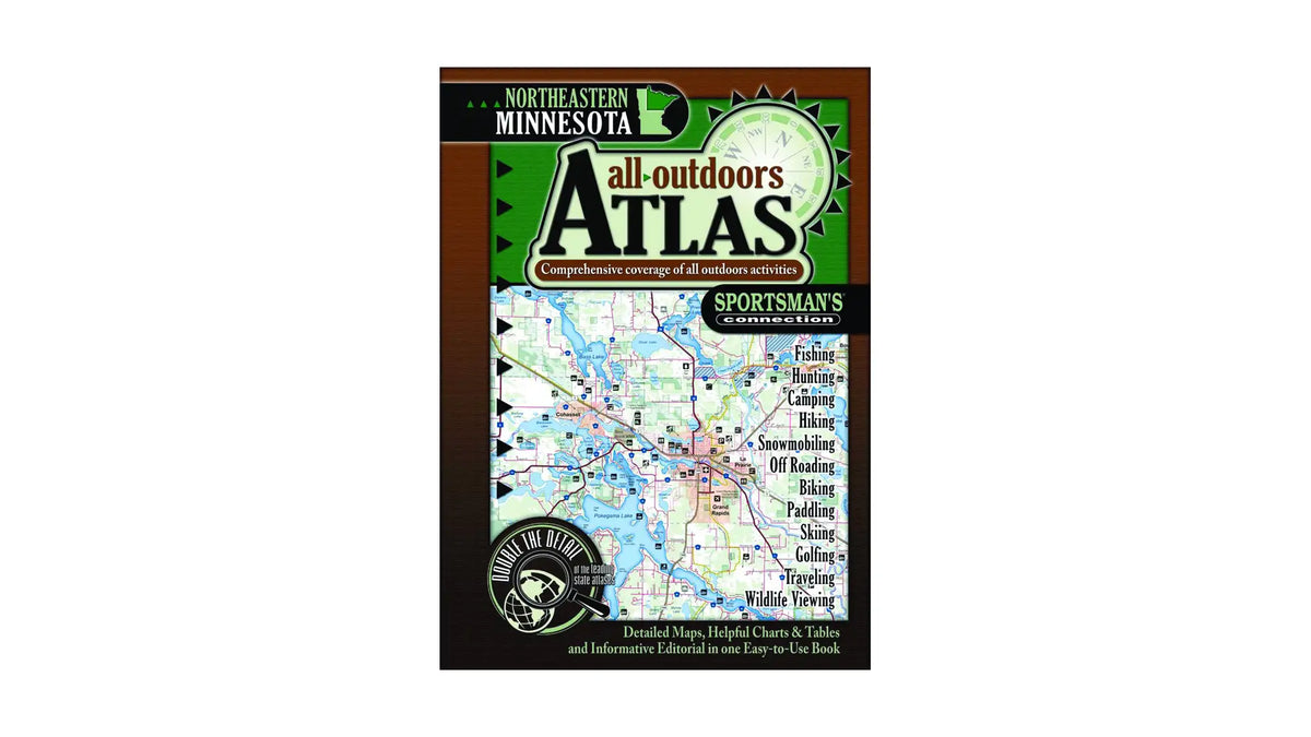 Sportsman Northern Wisconsin Outdoors Atlas Map