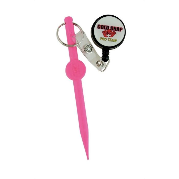 Cold Snap ToothPick 5-1/4" Hook Remover - PINK W/ LANYARD