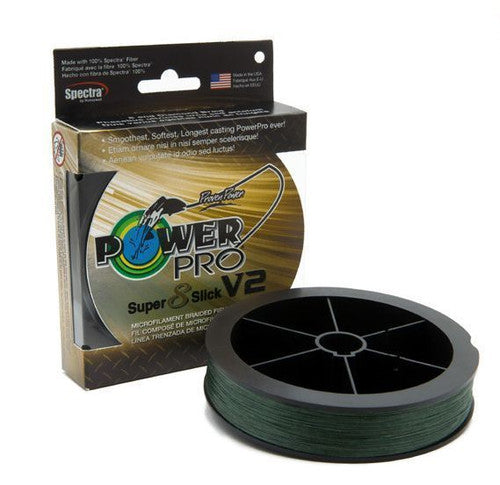 Power Pro Super Slick V2 Braided Line 20lb 150yds - Moss Green