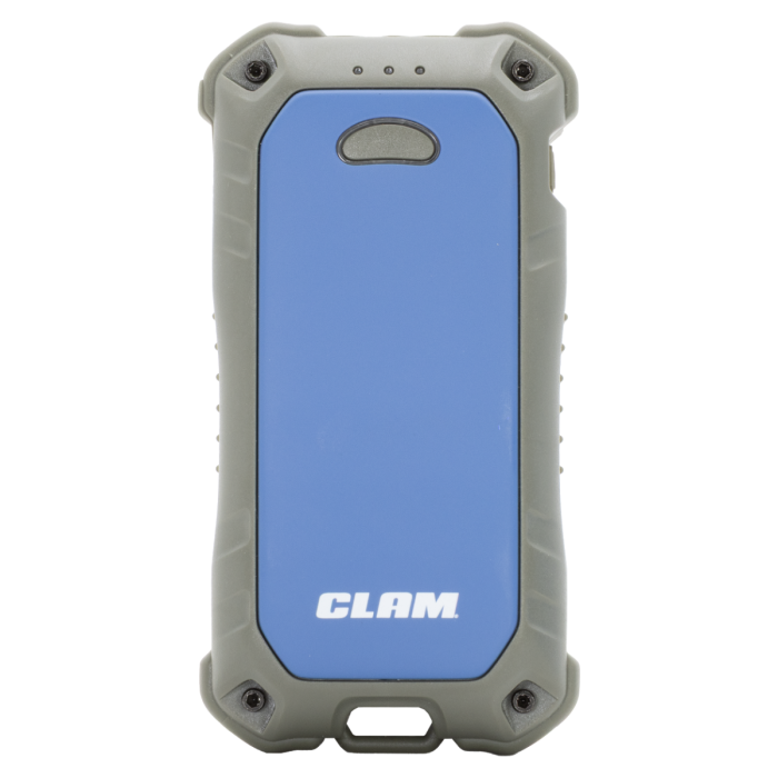 Clam rechargeable hand warmer and power bank
