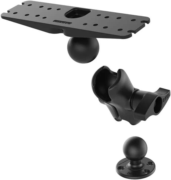 RAM Mounts RAM-D-111-C RAM Flat Surface Marine Electronic Heavy-Duty Universal