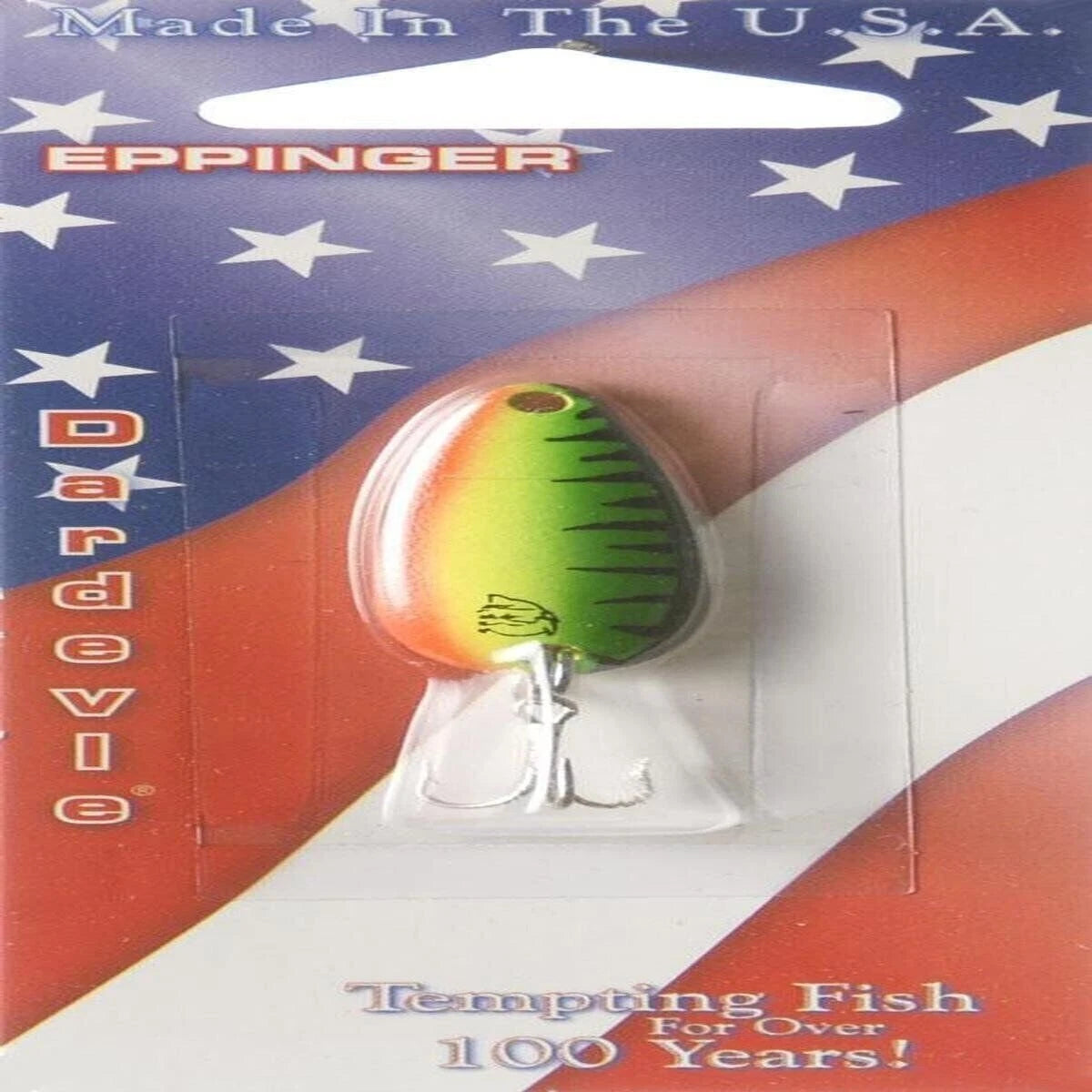 EPPINGER 858E DARDEVLE CP6 3/16OZ 1-1/8" FIRETIGER - FIRETIGER | 3/16OZ 1-1/8"