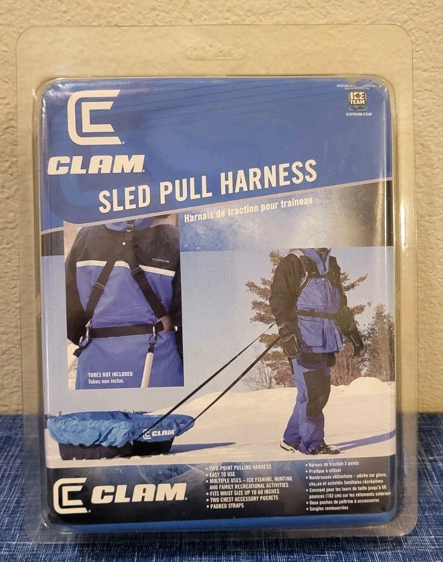 CLAM SLED PULL HARNESS