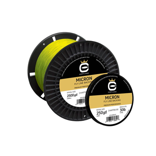 Cortland Micron Fly Line Backing 100 yd 20 lb Charteuse