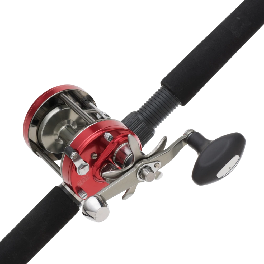 Abu Garcia Ambassadeur 7000 Baitcasting Combo Medium Heavy 8 Ft, Right
