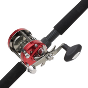 Abu Garcia Ambassadeur 7000 Baitcasting Combo Medium Heavy 8 Ft, Right