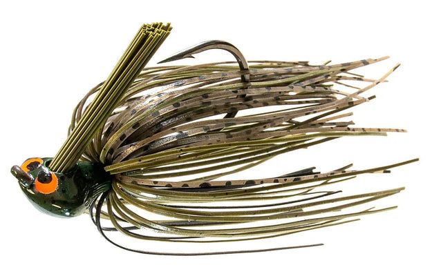 Z-Man CrossEyez Flipping Jig - 3/8 oz Green Pumpkin
