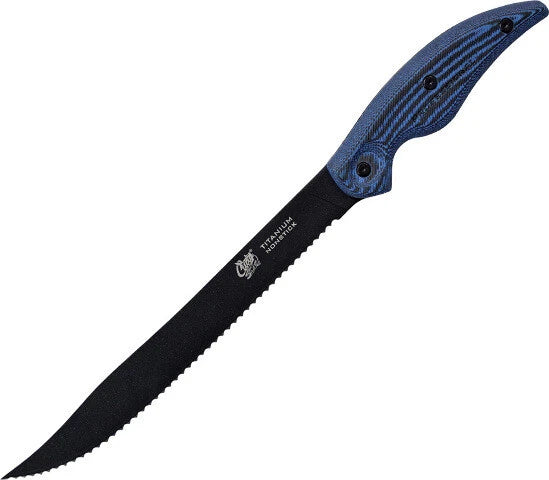 CUDA 9" SERRATED KNIFE