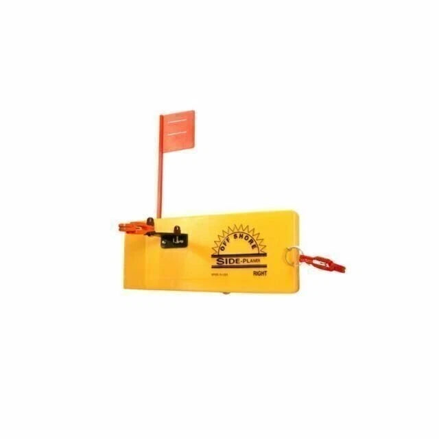 Off Shore OR12R Right Side Planer W/Flag & 1 OR19 Release,1Clip & Ins. Yellow 99.9% Lead Free