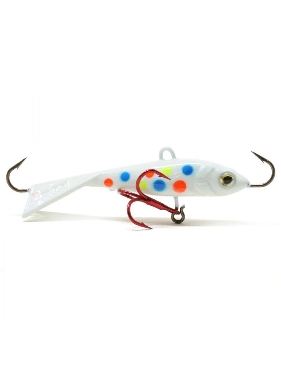 Clam Tikka Mino Jigging Fishing Lure 7/8oz Size 6 Glow Wonderbread