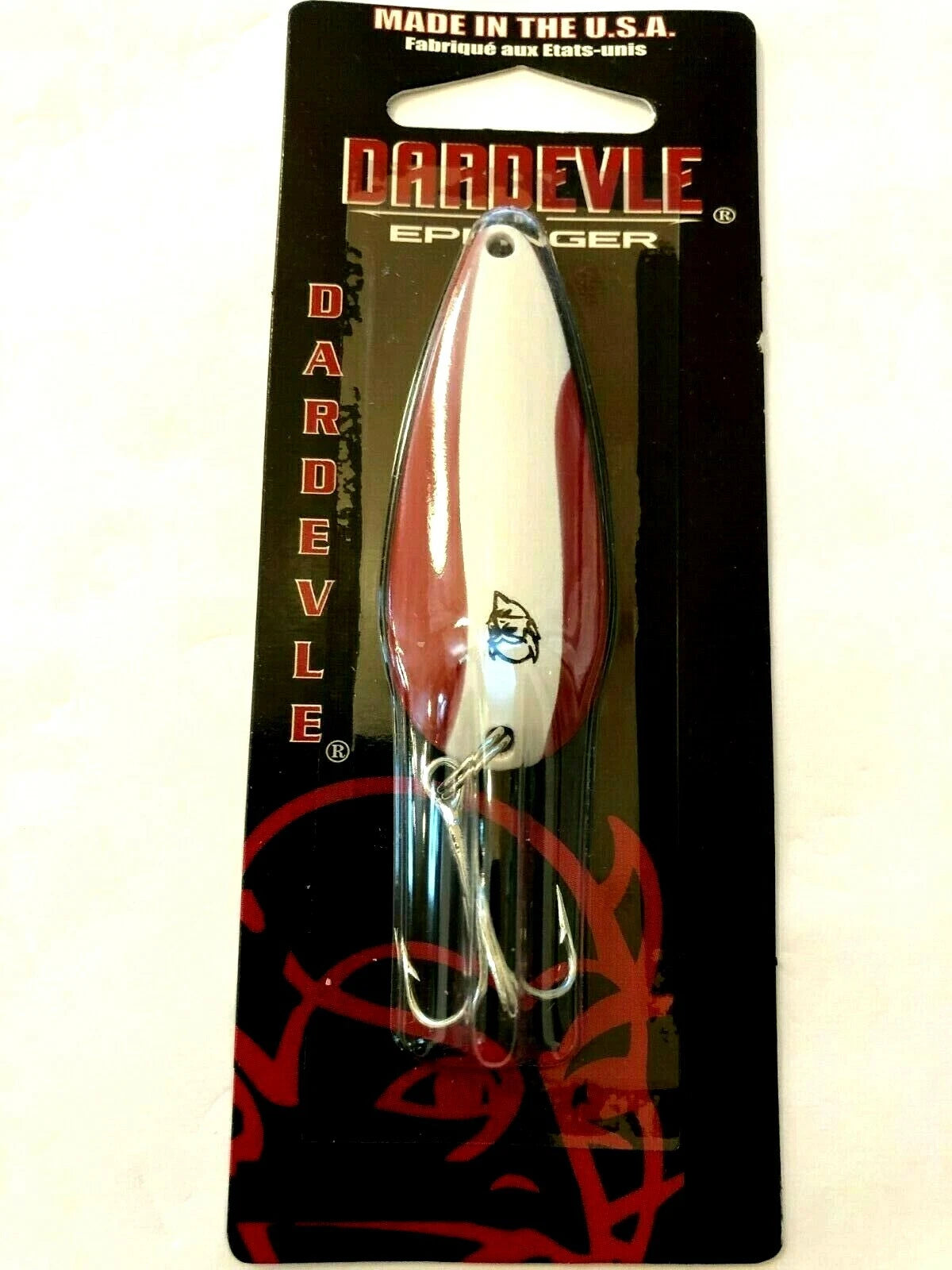 EPPINGER Dardevle, Made In The USA, 1/4 oz., #909, DARDEVLET, Nickel Back, EPPINGER