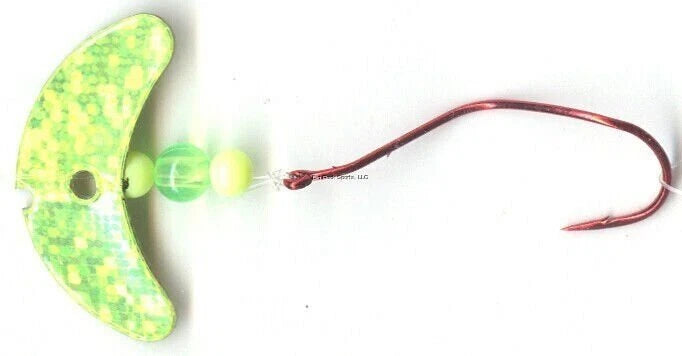 Macks Smile Blade Slow Death Fishing Spinner Baits Rig #2 Hook 63303