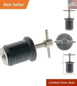 Seasense 1-Inch Stainless Steel Drain Twist Plug - Corrosion Resistant Design