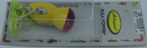 Arbogast G750-07 Hula Popper 2-1/4" 5/8 Oz Rana/Pancia Gialla