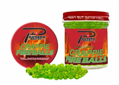 Pautzke Crappie Fire Balls~Chartreuse~1.35 oz jars