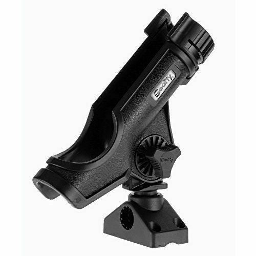 Scotty 230-BK Powerlock Rod­ Holder Black with 241 Side/Deck Mount