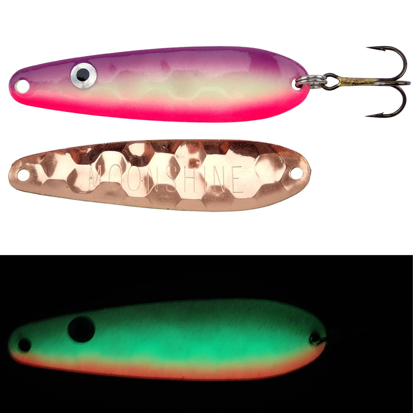 Moonshine Walleye Copper Spoon