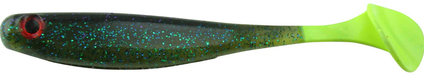 Big Bite Baits Suicide Shad 5 inch Paddle Tail Swimbait 4 pack