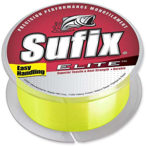 Sufix Elite 661-110Y Fishing Line Hi-Vis Yellow 10lb 330yds