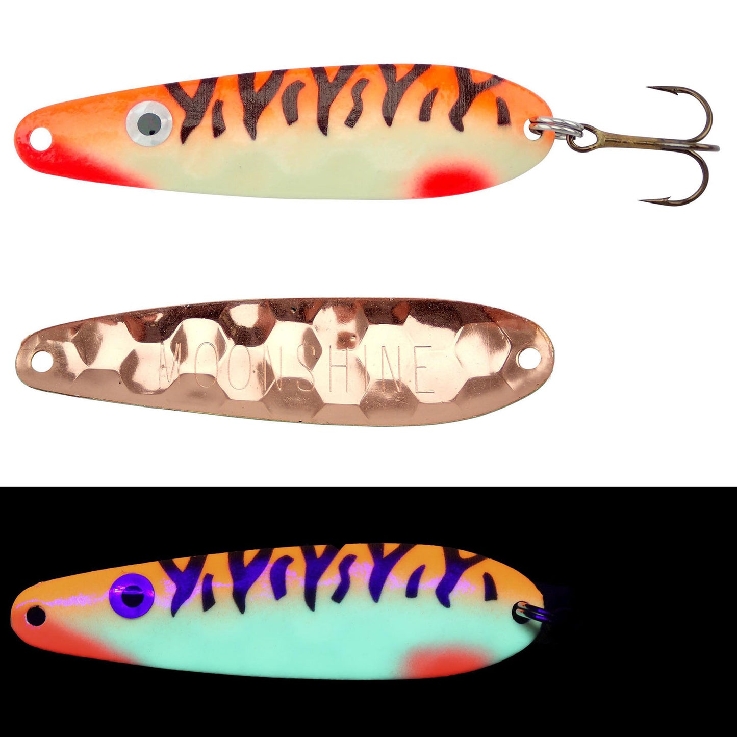 Moonshine Walleye Copper Spoon