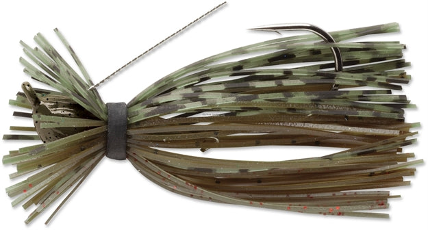 Terminator Lures Finesse Jig, Sinking, 3/16 Oz, Green Pumpkin